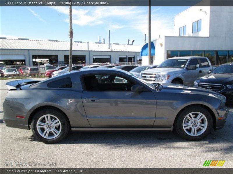 Sterling Gray / Charcoal Black 2014 Ford Mustang V6 Coupe