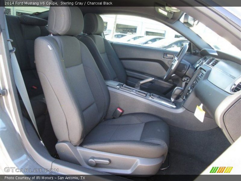 Sterling Gray / Charcoal Black 2014 Ford Mustang V6 Coupe