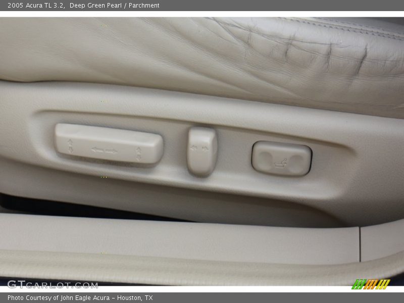 Deep Green Pearl / Parchment 2005 Acura TL 3.2