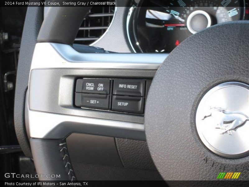 Sterling Gray / Charcoal Black 2014 Ford Mustang V6 Coupe