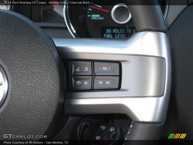 Sterling Gray / Charcoal Black 2014 Ford Mustang V6 Coupe