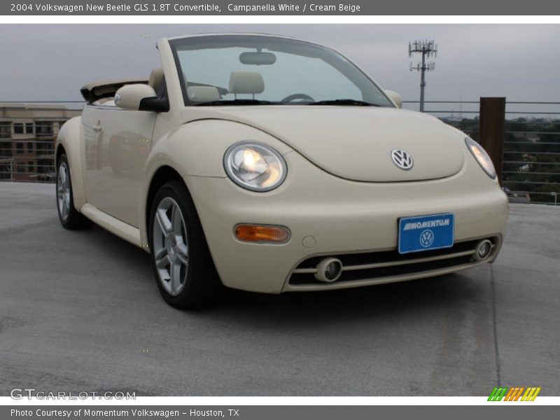 Campanella White / Cream Beige 2004 Volkswagen New Beetle GLS 1.8T Convertible