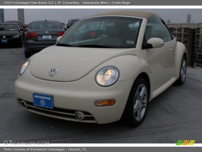 Campanella White / Cream Beige 2004 Volkswagen New Beetle GLS 1.8T Convertible