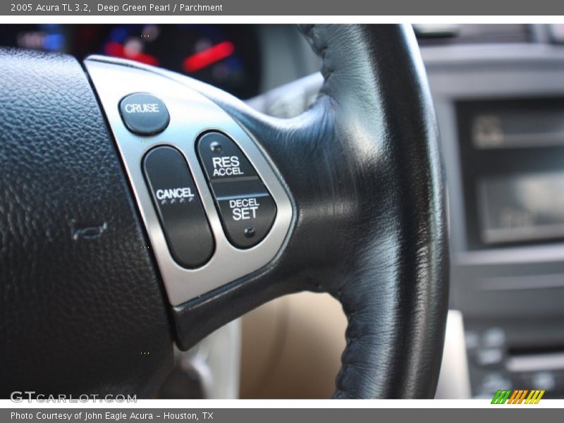 Deep Green Pearl / Parchment 2005 Acura TL 3.2
