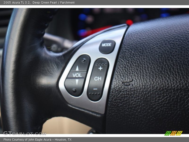 Deep Green Pearl / Parchment 2005 Acura TL 3.2