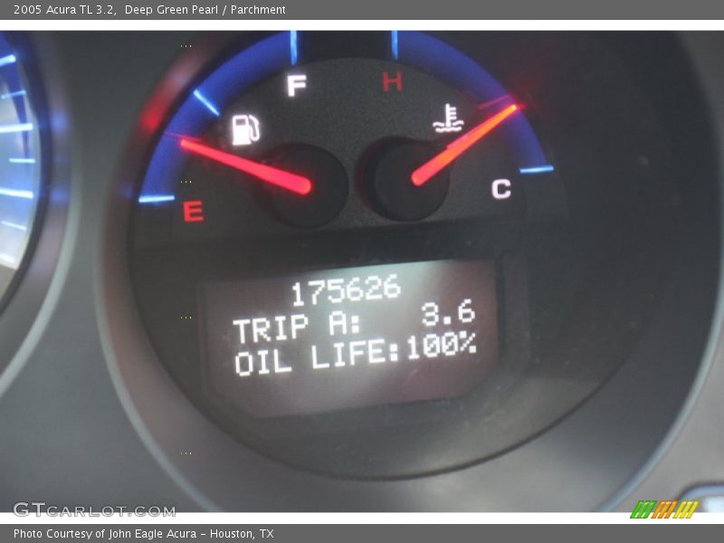 Deep Green Pearl / Parchment 2005 Acura TL 3.2