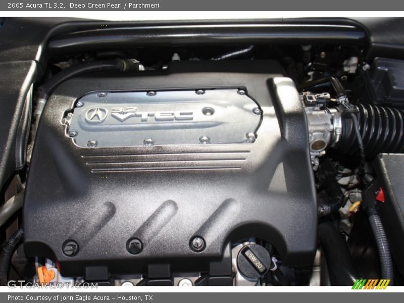 Deep Green Pearl / Parchment 2005 Acura TL 3.2