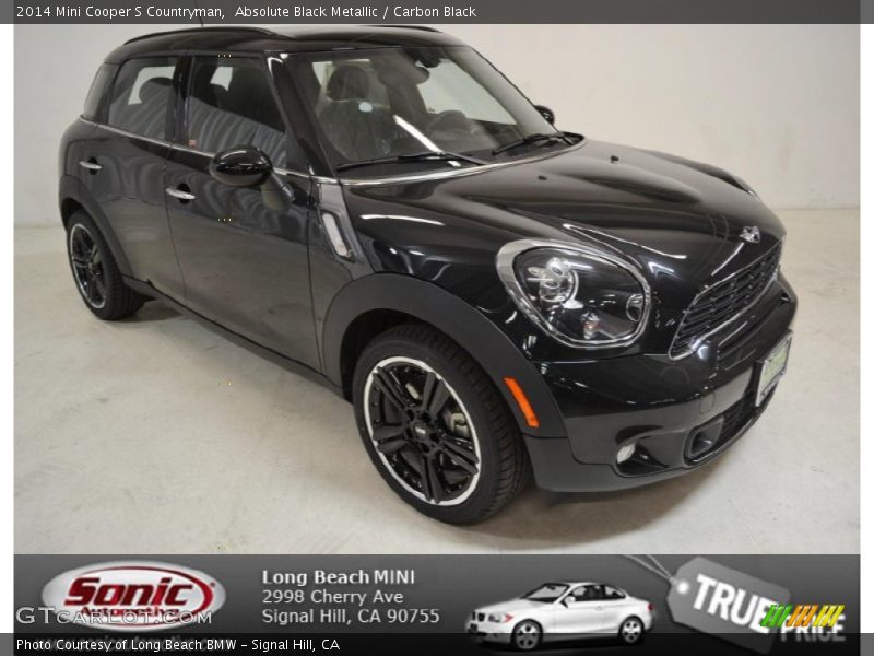 Absolute Black Metallic / Carbon Black 2014 Mini Cooper S Countryman