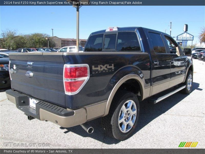 Blue Jeans / King Ranch Chaparral/Pale Adobe 2014 Ford F150 King Ranch SuperCrew 4x4