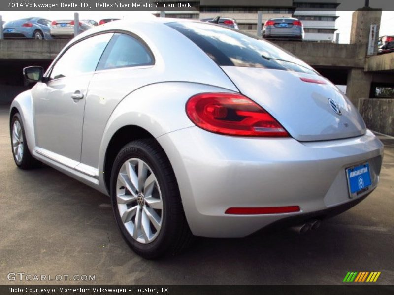 Reflex Silver Metallic / Titan Black 2014 Volkswagen Beetle TDI