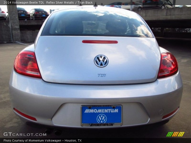 Reflex Silver Metallic / Titan Black 2014 Volkswagen Beetle TDI