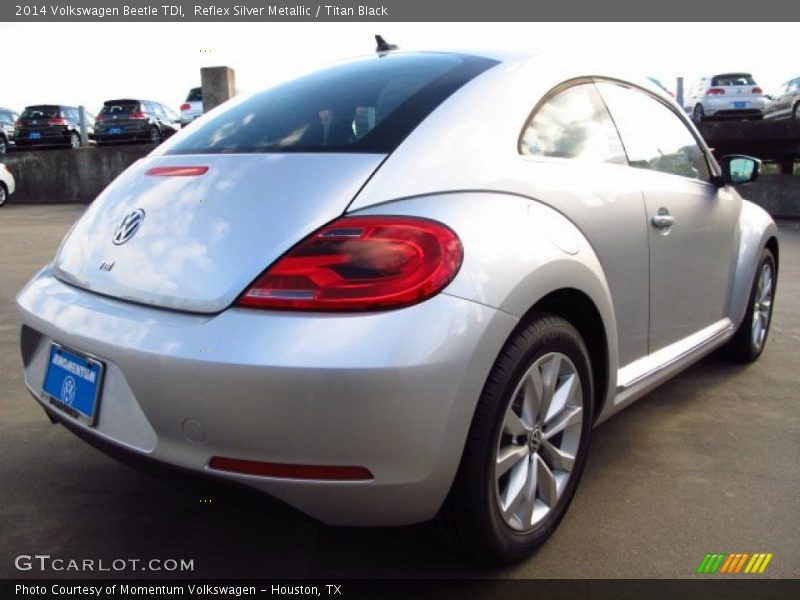 Reflex Silver Metallic / Titan Black 2014 Volkswagen Beetle TDI