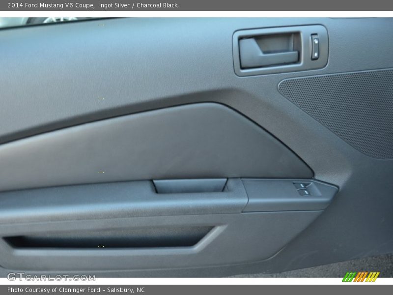 Ingot Silver / Charcoal Black 2014 Ford Mustang V6 Coupe