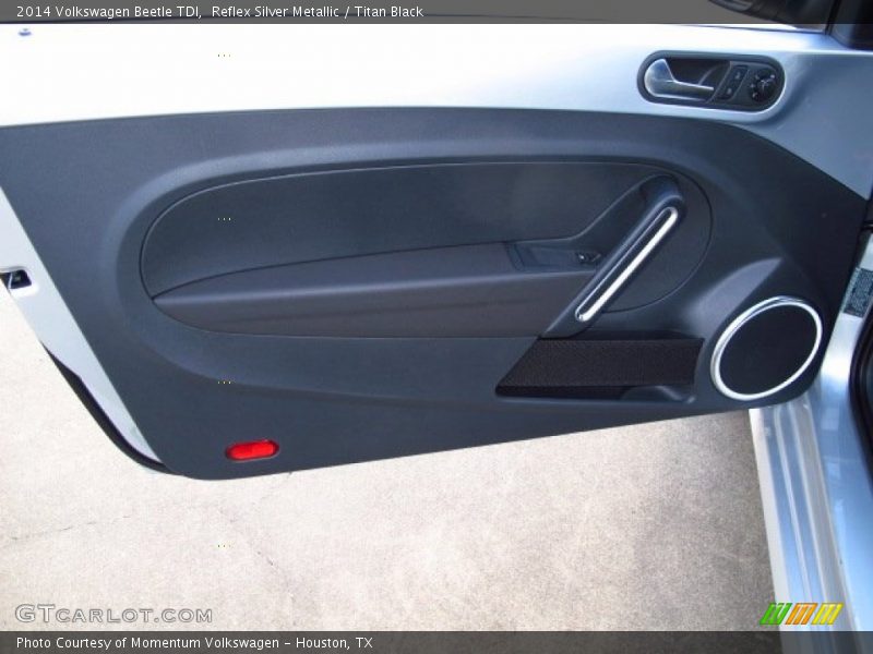 Reflex Silver Metallic / Titan Black 2014 Volkswagen Beetle TDI