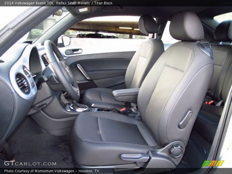 Reflex Silver Metallic / Titan Black 2014 Volkswagen Beetle TDI