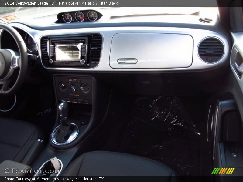 Reflex Silver Metallic / Titan Black 2014 Volkswagen Beetle TDI