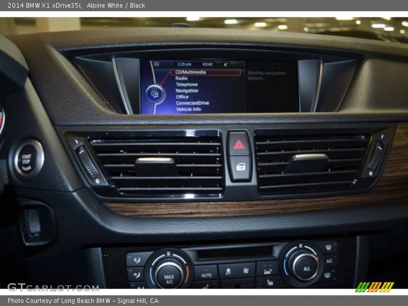 Alpine White / Black 2014 BMW X1 xDrive35i