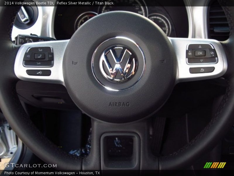 Reflex Silver Metallic / Titan Black 2014 Volkswagen Beetle TDI