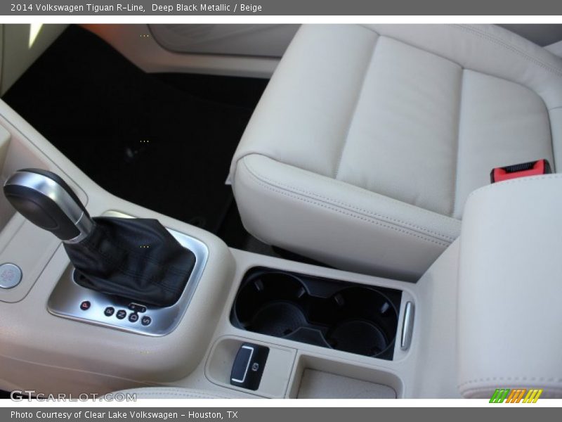 Deep Black Metallic / Beige 2014 Volkswagen Tiguan R-Line