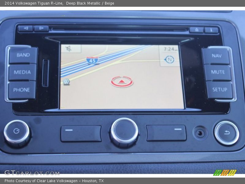 Deep Black Metallic / Beige 2014 Volkswagen Tiguan R-Line