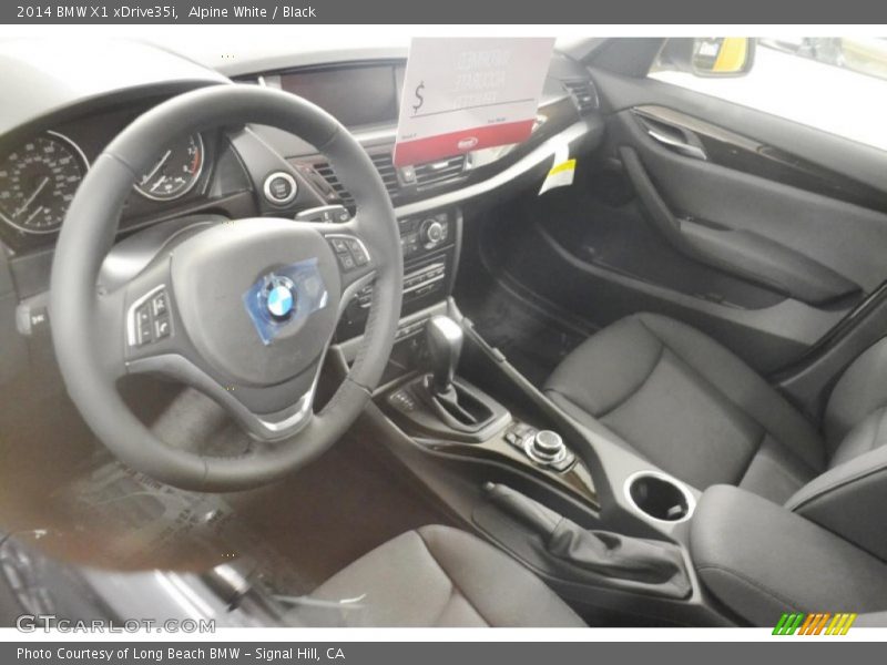 Alpine White / Black 2014 BMW X1 xDrive35i