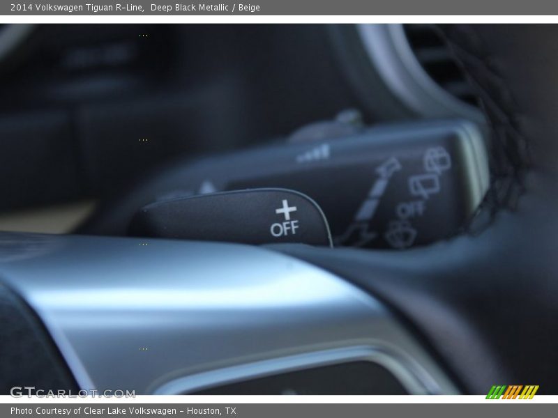Deep Black Metallic / Beige 2014 Volkswagen Tiguan R-Line