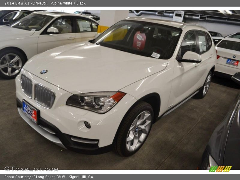 Alpine White / Black 2014 BMW X1 xDrive35i