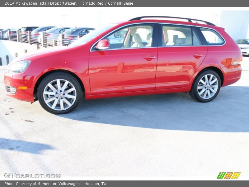  2014 Jetta TDI SportWagen Tornado Red