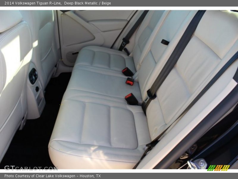 Deep Black Metallic / Beige 2014 Volkswagen Tiguan R-Line