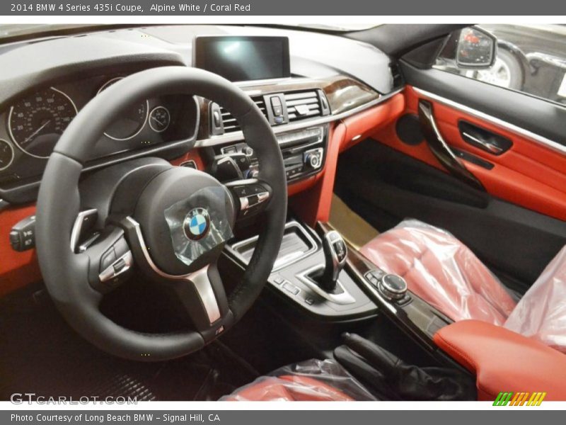 Coral Red Interior - 2014 4 Series 435i Coupe 