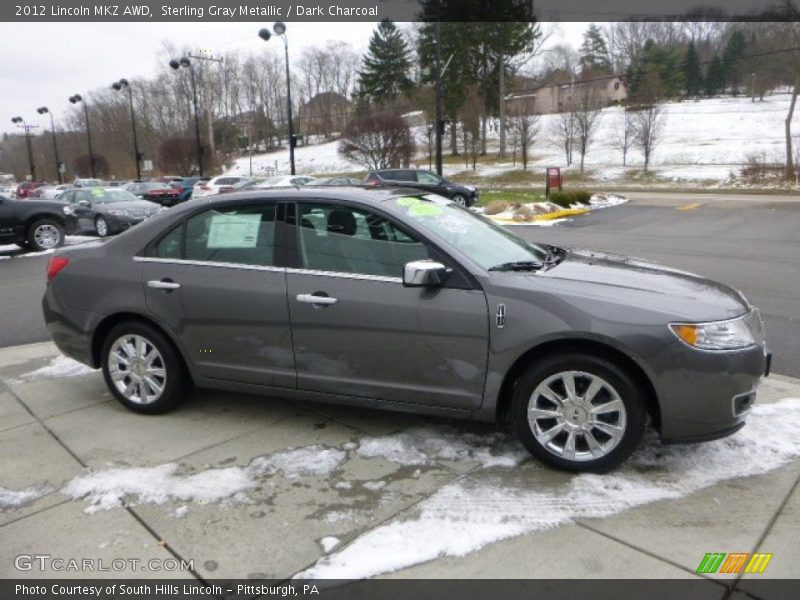 Sterling Gray Metallic / Dark Charcoal 2012 Lincoln MKZ AWD