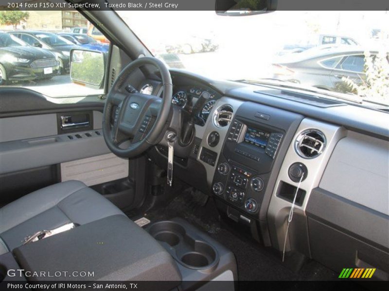 Tuxedo Black / Steel Grey 2014 Ford F150 XLT SuperCrew