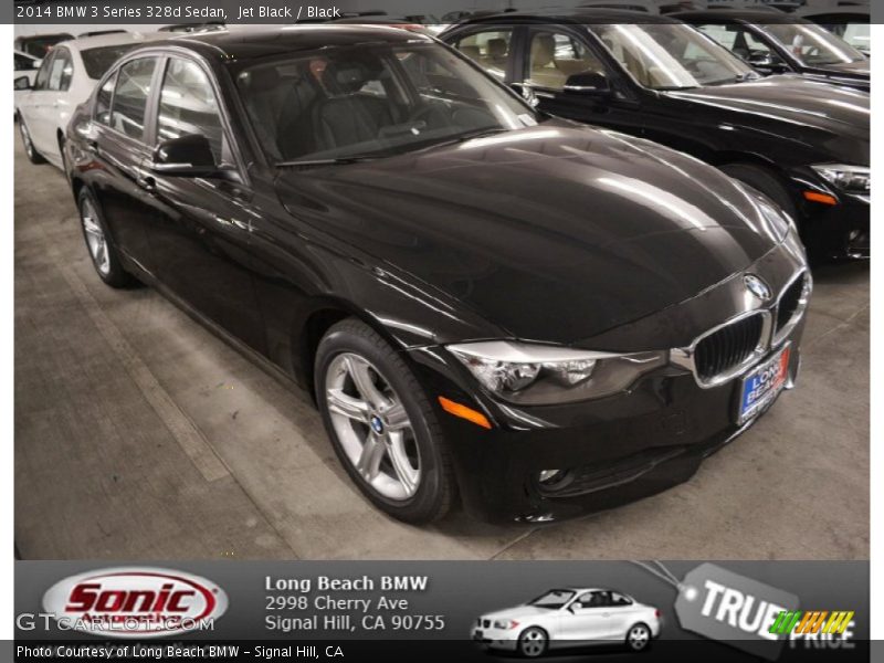 Jet Black / Black 2014 BMW 3 Series 328d Sedan