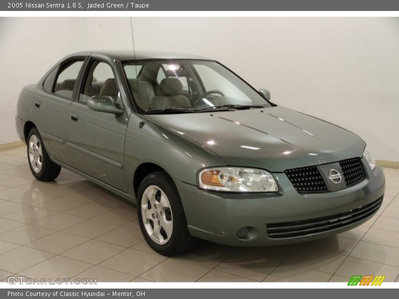 Jaded Green / Taupe 2005 Nissan Sentra 1.8 S