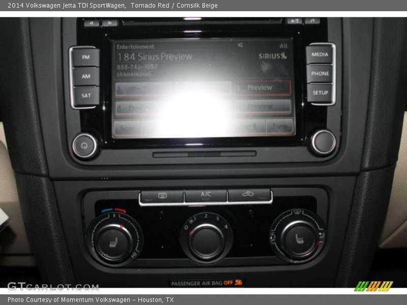 Tornado Red / Cornsilk Beige 2014 Volkswagen Jetta TDI SportWagen