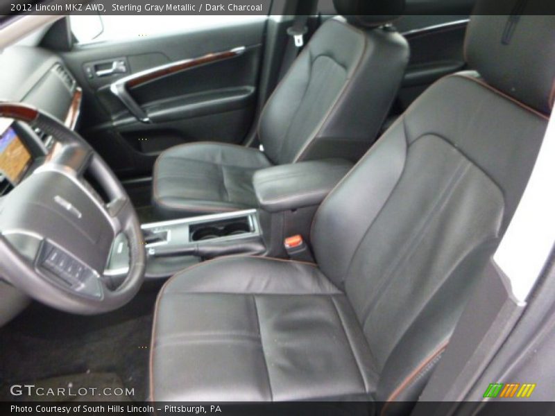 Sterling Gray Metallic / Dark Charcoal 2012 Lincoln MKZ AWD