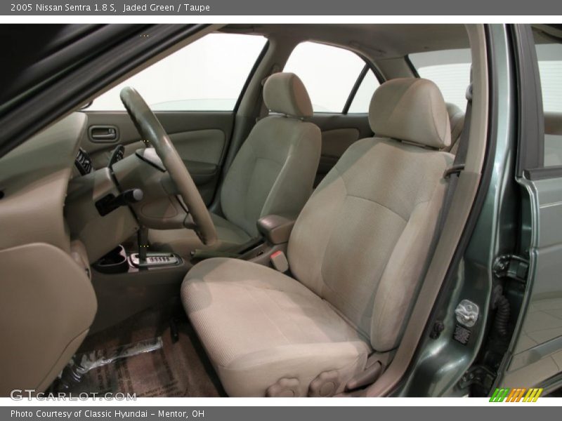 Front Seat of 2005 Sentra 1.8 S