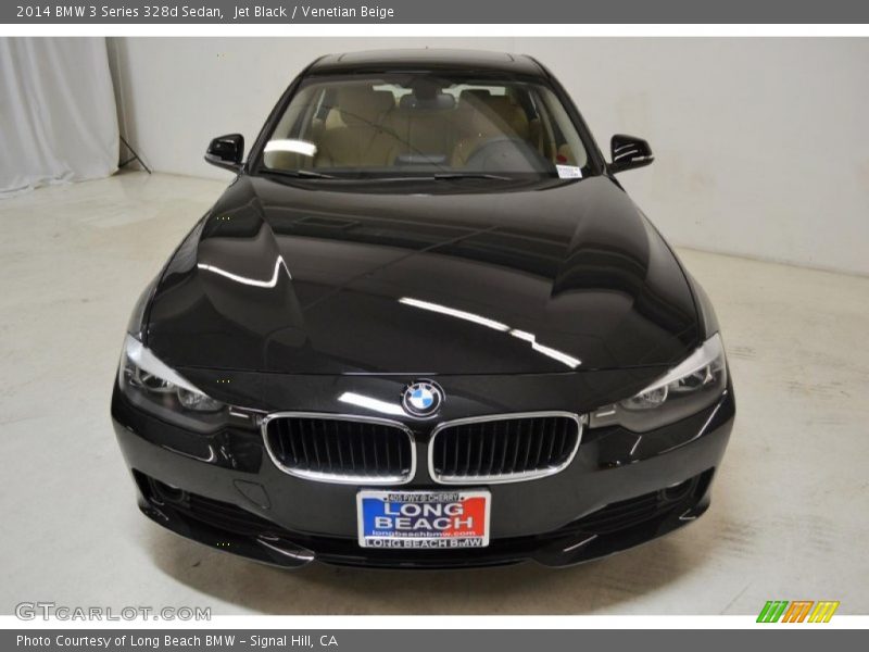Jet Black / Venetian Beige 2014 BMW 3 Series 328d Sedan