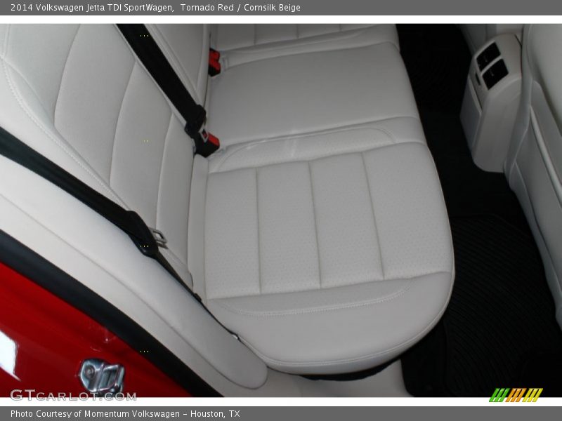 Tornado Red / Cornsilk Beige 2014 Volkswagen Jetta TDI SportWagen
