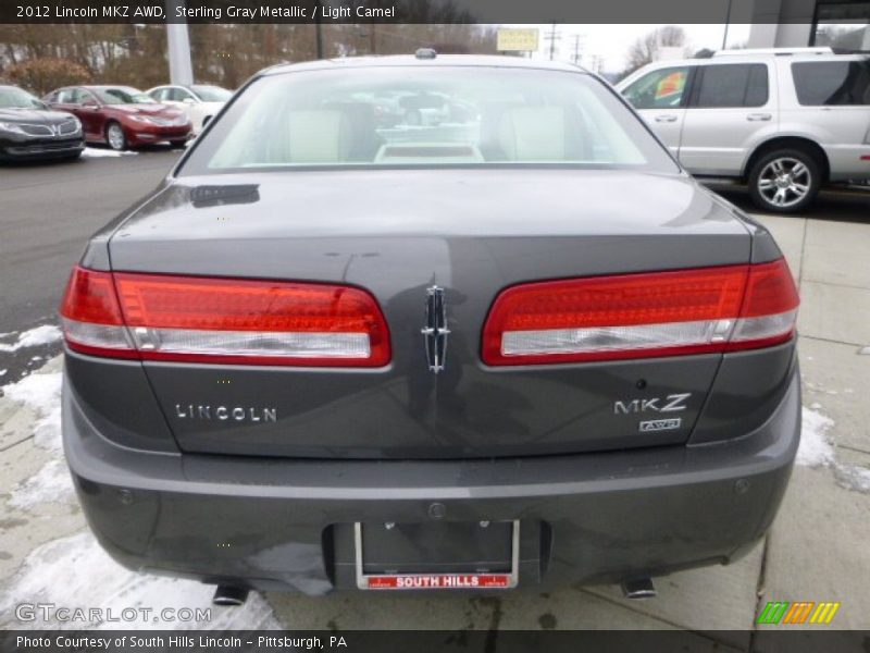 Sterling Gray Metallic / Light Camel 2012 Lincoln MKZ AWD