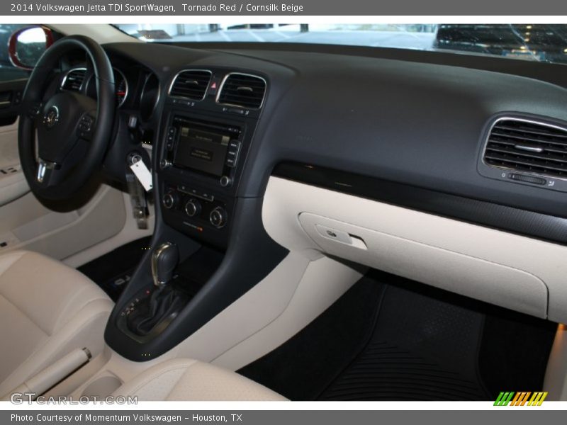 Tornado Red / Cornsilk Beige 2014 Volkswagen Jetta TDI SportWagen