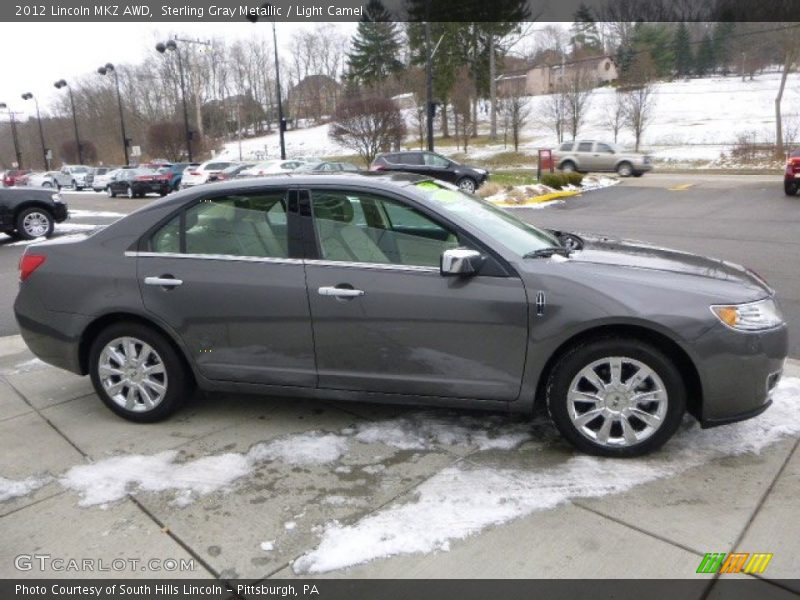 Sterling Gray Metallic / Light Camel 2012 Lincoln MKZ AWD