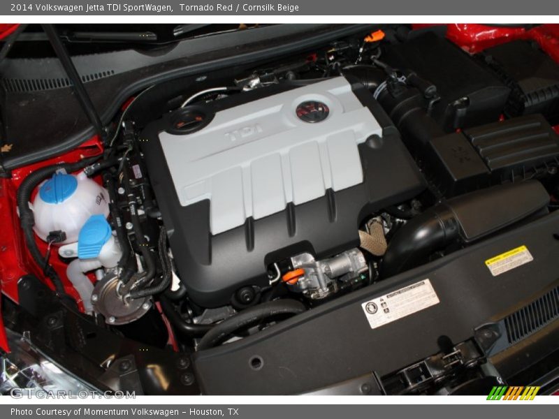 Tornado Red / Cornsilk Beige 2014 Volkswagen Jetta TDI SportWagen