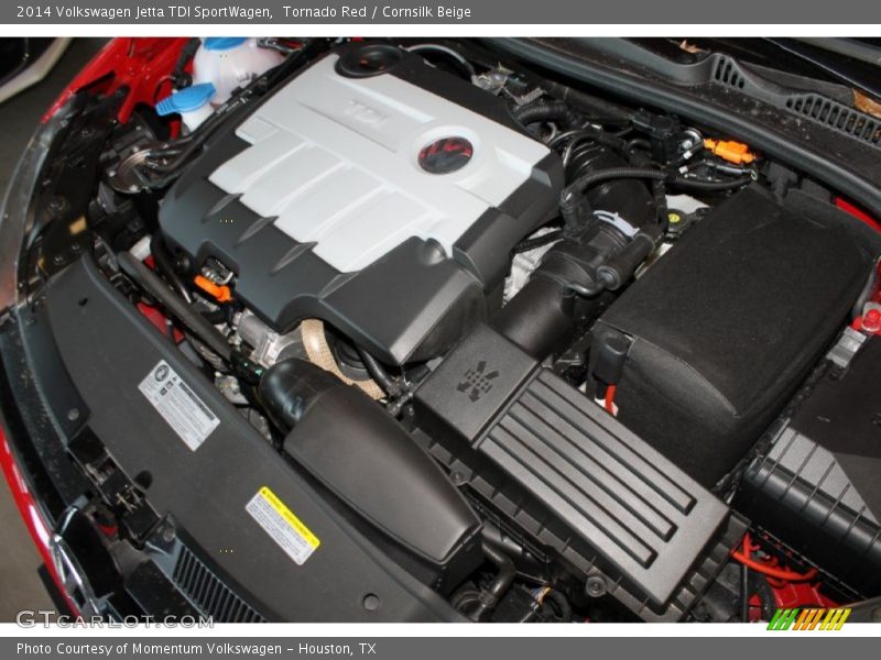 Tornado Red / Cornsilk Beige 2014 Volkswagen Jetta TDI SportWagen