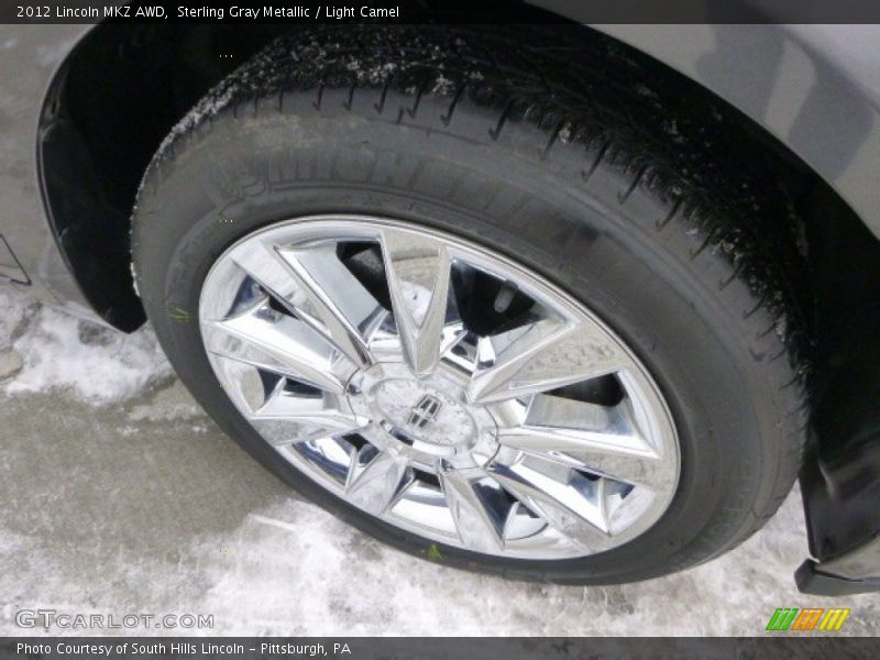 Sterling Gray Metallic / Light Camel 2012 Lincoln MKZ AWD