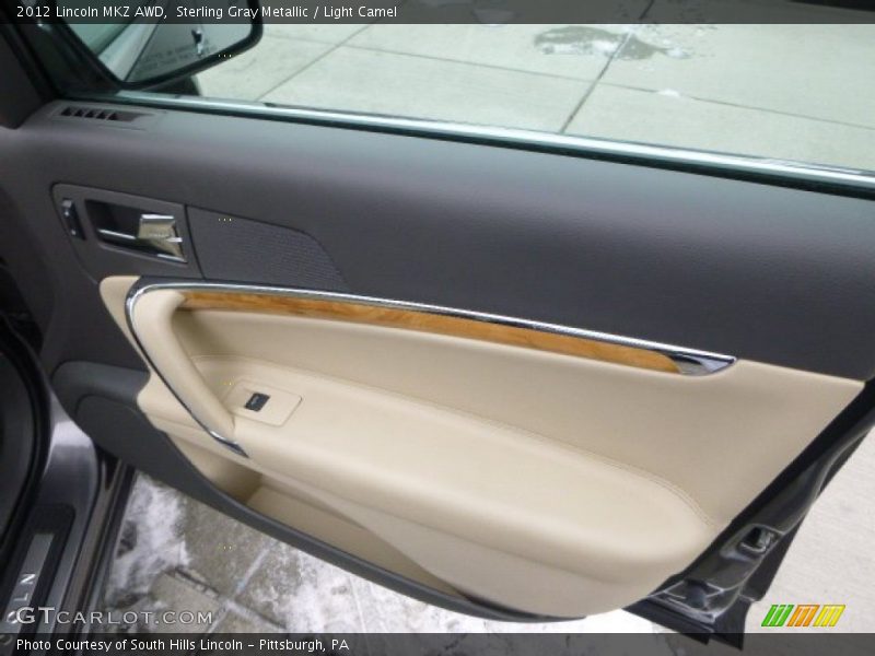 Sterling Gray Metallic / Light Camel 2012 Lincoln MKZ AWD