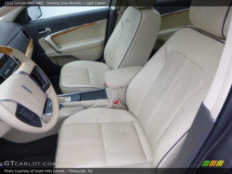 Sterling Gray Metallic / Light Camel 2012 Lincoln MKZ AWD