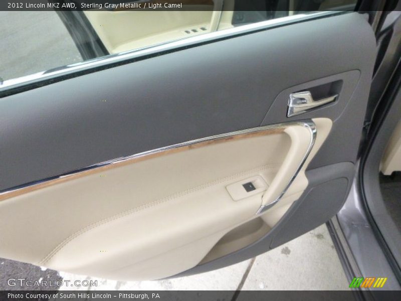 Sterling Gray Metallic / Light Camel 2012 Lincoln MKZ AWD