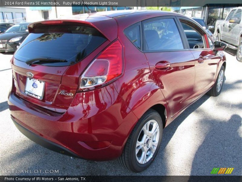 Ruby Red / Medium Light Stone 2014 Ford Fiesta SE Hatchback