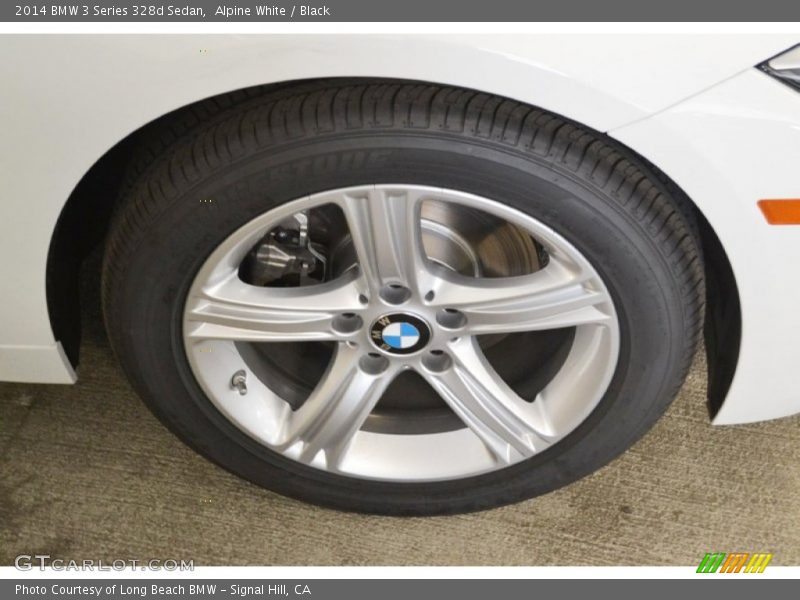 Alpine White / Black 2014 BMW 3 Series 328d Sedan
